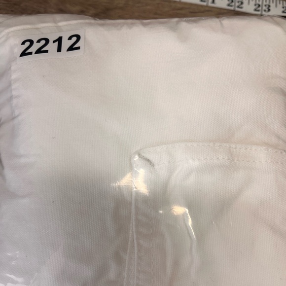 Free People Go West Jean Denim Overall Jumpsuit Zinc‎ White size small - Picture 10 of 10